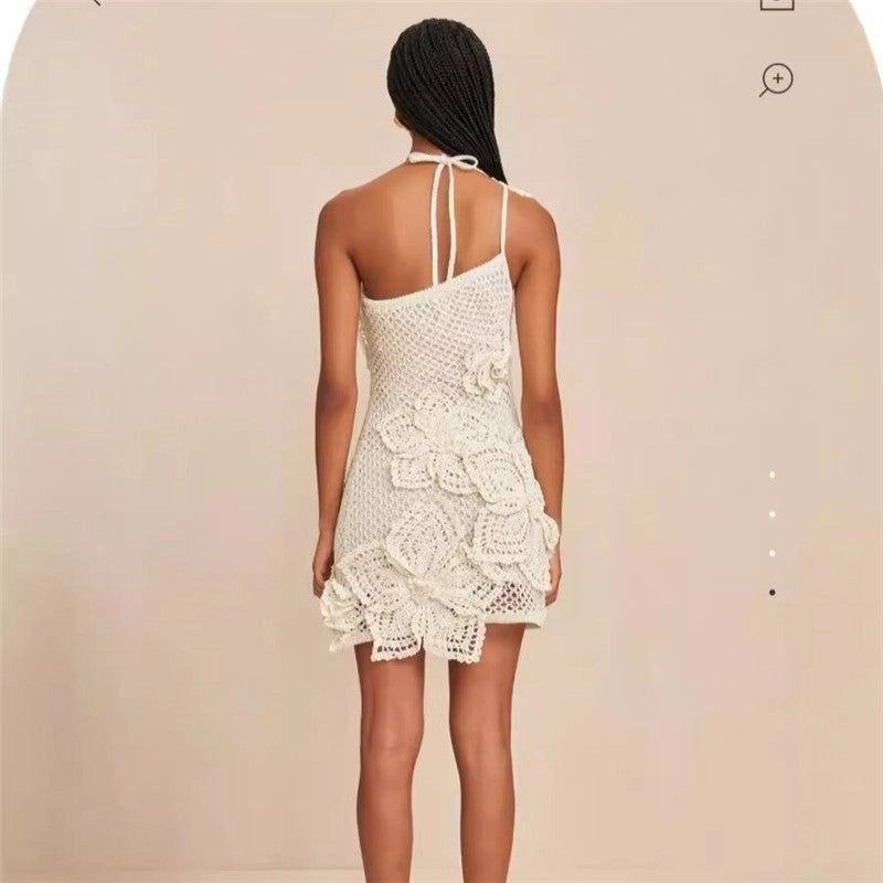 3D Flower Knit Mini
