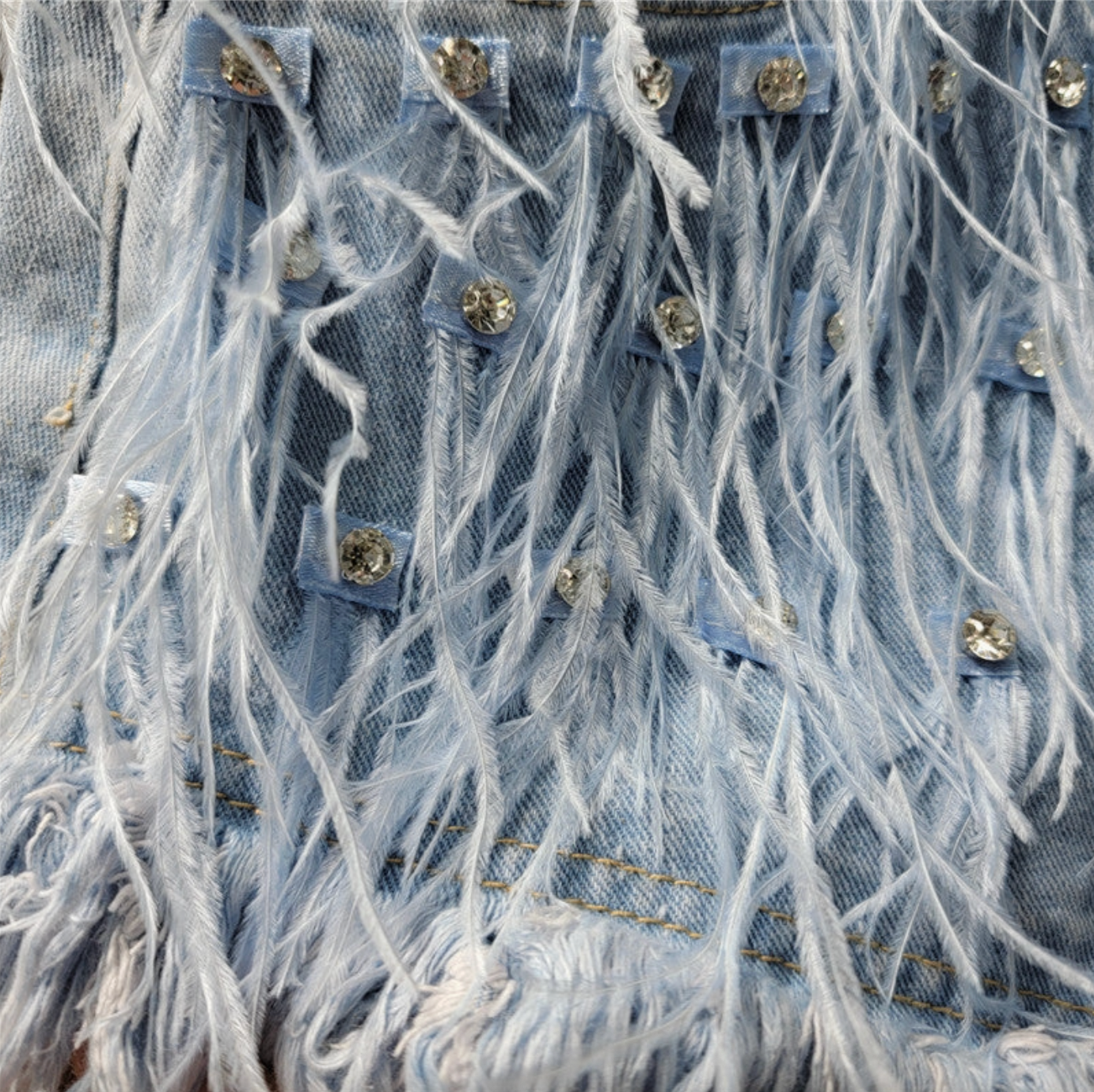 Heather's Feather Shorts