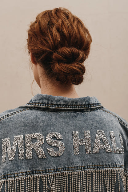 Customizable Fringe Denim Jacket