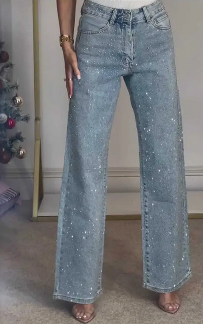 The Sparkle Straight Jeans