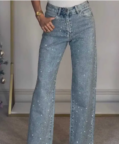The Sparkle Straight Jeans