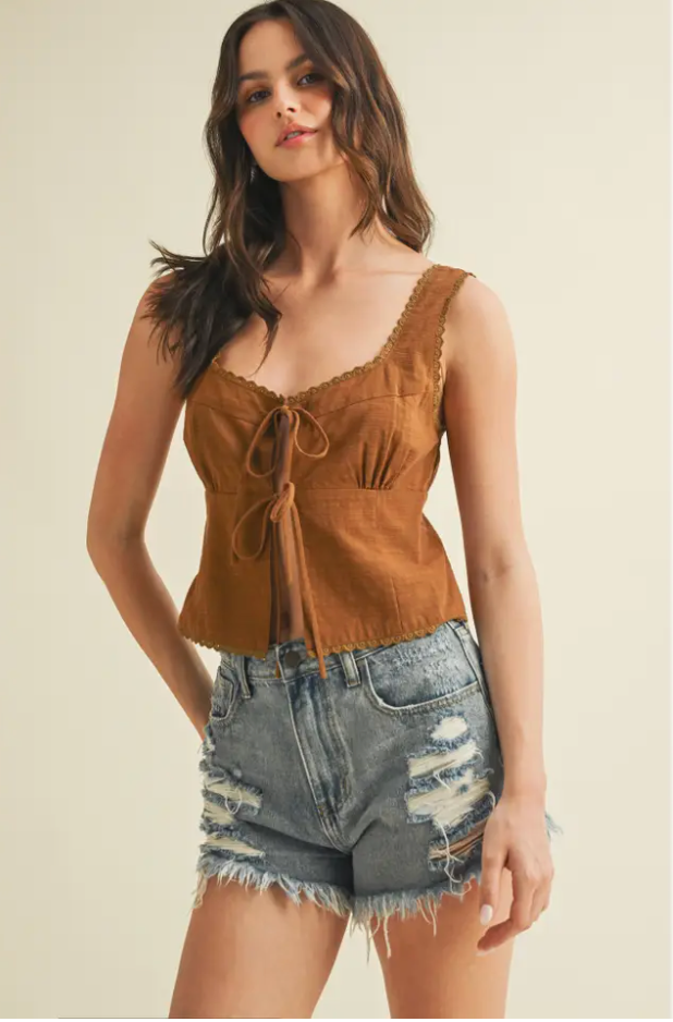 The Longhorn Tie Top
