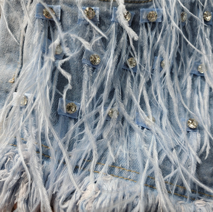 Heather's Feather Shorts